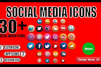 design social media and web kit,branding,line icon,flat icon, modern custom logo
