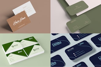 do professional ,unique business cards and stationary design