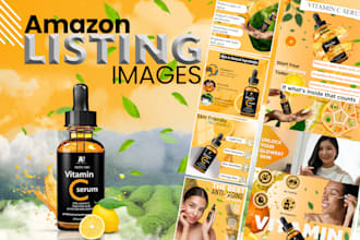 do amazon product listing pictures design, infographic images,main photo editing