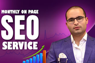 do monthly on page SEO services for your wordpress website
