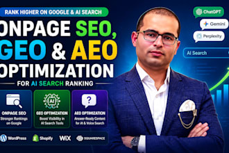 do on page SEO GEO and aeo optimization for ai search ranking