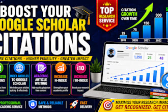 promote and increase google scholar citations backdated citations in journal