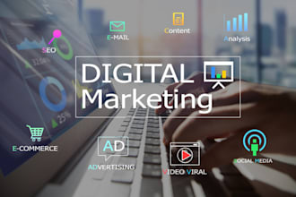handle digital marketing and business