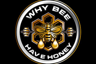 design awesome bee logo for your company