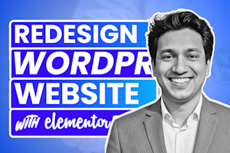 redesign, revamp your wordpress website with elementor pro and crocoblock