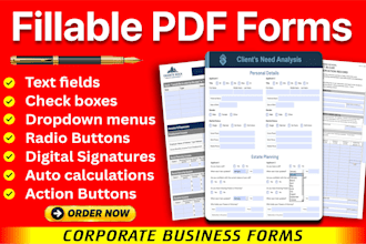 create fillable PDF form and editable PDF in adobe acrobat