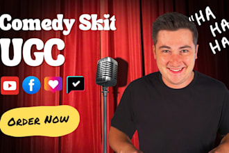 create a funny ugc skit video