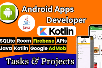 develop and build android apps in android studio java kotlin