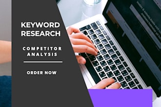 do SEO keyword research and competitor analysis