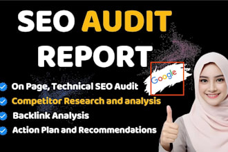 do website SEO audit report and competitor analysis