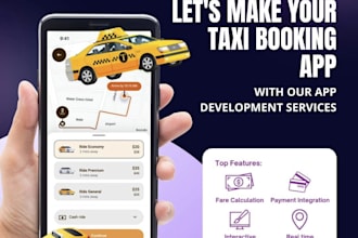 provide uber taxi and parcel delivery clone
