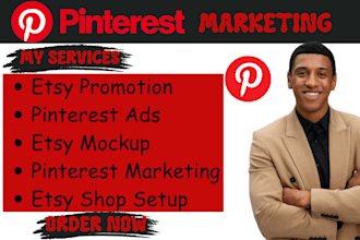 setup etsy shop promotion etsy mockup pinterest marketing ads shop
