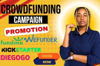 promote kickstarter indiegogo gofundme fundraising crowdfunding campaign
