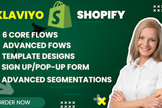 set up klaviyo expert, flows, segmentation, data analysis, audit and management