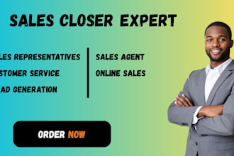 be your sales closer sales representative online sales lead generation sales