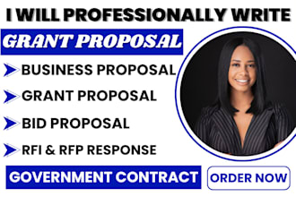 do business grant bid proposal for government contract rfp rfi response