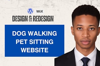 design dog walking website pet sitting dogs breeder pet adoption petcare website