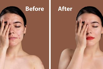 do advertisements and personal model retouch