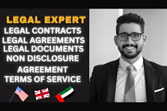 draft contracts, agreements, legal documents, demand letters and legal letters