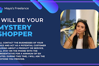 be your mystery shopper