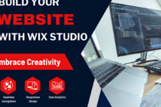 do wix website design or redesign wix website or wix studio website