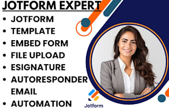 setup jotform templates embed form file upload autoresponder email esignature