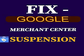 fix google merchant center suspension and misrepresentation