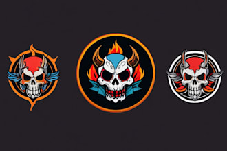 create custom logo old school traditional tattoo design