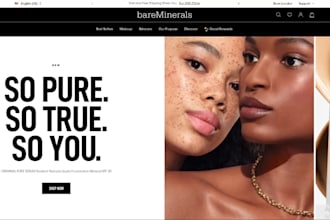 design skincare shopify website skin treatment store skin glow dropshipping