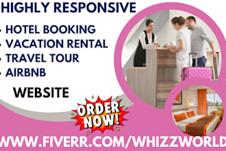 design hotel booking website vacation rental travel tour hotel airbnb website
