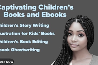 write children book children ebook kids book ebook ghostwriter illustration