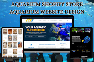 design profitable aquarium shopify store aquarium tanks aquariums sea foods