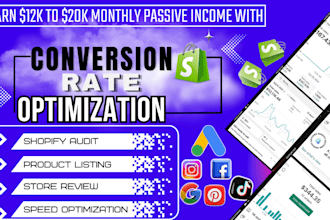 audit shopify store for cro, conversion rate optimization, website optimization