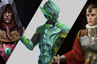 review your illustration or concept art portfolio