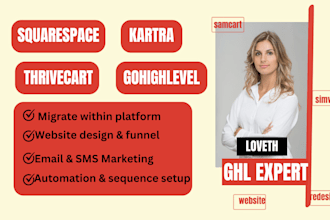 migrate kartra thrivecart clickfunnel wix funnel and website to gohighlevel