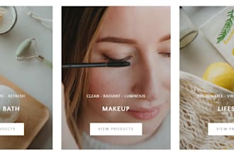 skin care store beauty cosmetic website skincare shopify website dropshipping