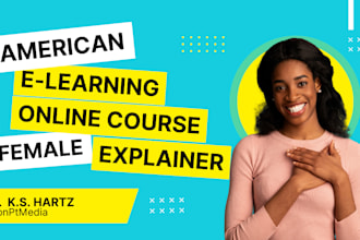 narrate an elearning, explainer, corporate or online course