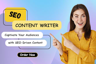 write SEO content for your blog
