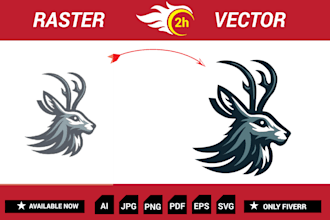 vector tracing, redraw, recreate,convert logo to vector file
