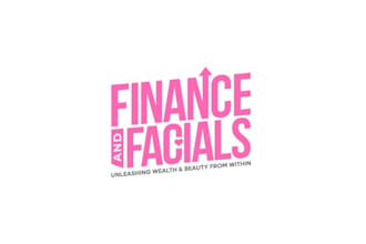 create finance facials podcast fusion self care logo