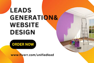 generate painting interior design remodeling home improvement leads website