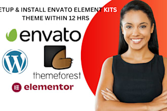 urgently install envato elementor kits themeforest wordpress website demo import