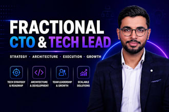 be your fractional cto or tech lead for saas, ai, mvp, apps