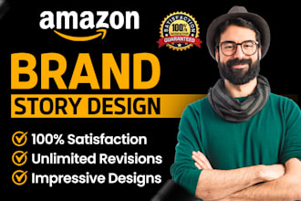 design a professional amazon brand story for better sales