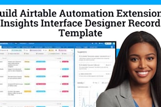 build airtable automation extensions insights interface designer record template