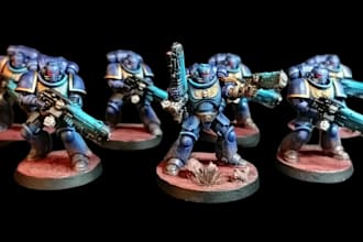 sculpt print paint your warhammer 40k model figurine dnd or tabletop miniatures