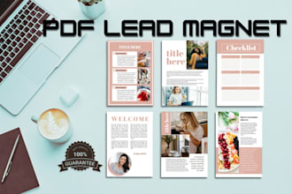 pdf lead magnet design lead magnet design PDF lead magnet ebook design workbook