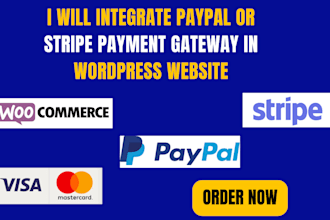 integrate shopify payment, stripe paypal square payment gateway with woocommerce