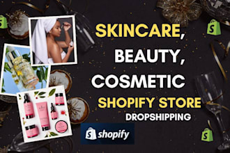 design skincare cosmetic shopify store beauty shopify store