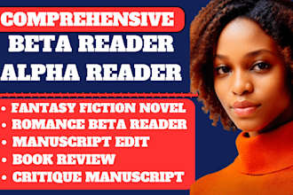 beta read fantasy science fiction novel historical thriller mystery romance book